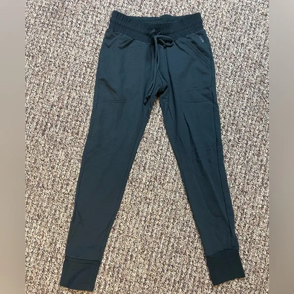 NWOT Free People Movement Black Sunny Drawstring Jogger Sweatpants, Size XS - Picture 2 of 7